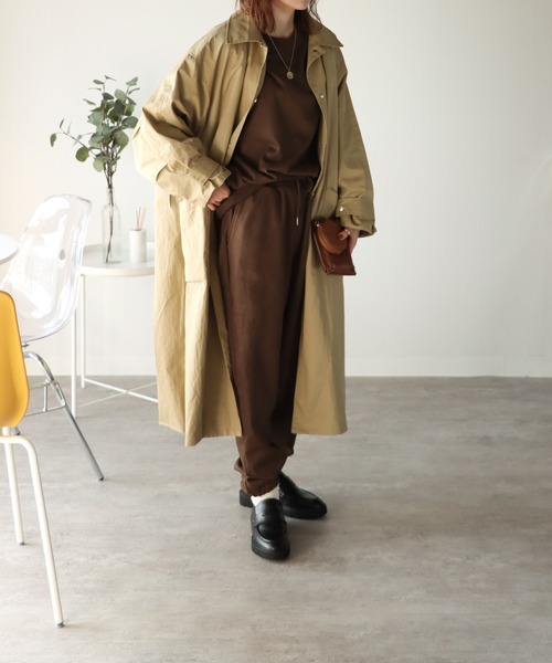 COURO（コウロ）の「裏シャギーフェイクスエードスウェットパンツ（スウェットパンツ・レディース・ライトグレー/ブラック/ベージュ/ブラウン/アイボリー・M/L）」の12枚目の写真