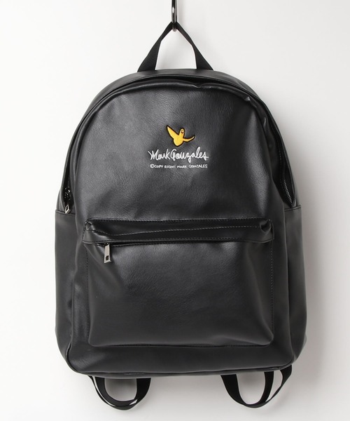 Mark Gonzales(マーク・ゴンザレス)の「MARK GONZALES/マークゴンザレス エコレザー ベーシックバックパック(バックパック/リュック・メンズ・ブラック・FREE)」の8枚目の写真