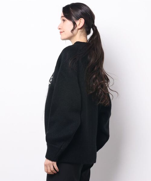 Little sunny bite(リトルサニーバイト)の「LSB stitch knit top(ニット/セーター・レディース・ブラック/オレンジ/グリーン・SMALL/MEDIUM)」の7枚目の写真