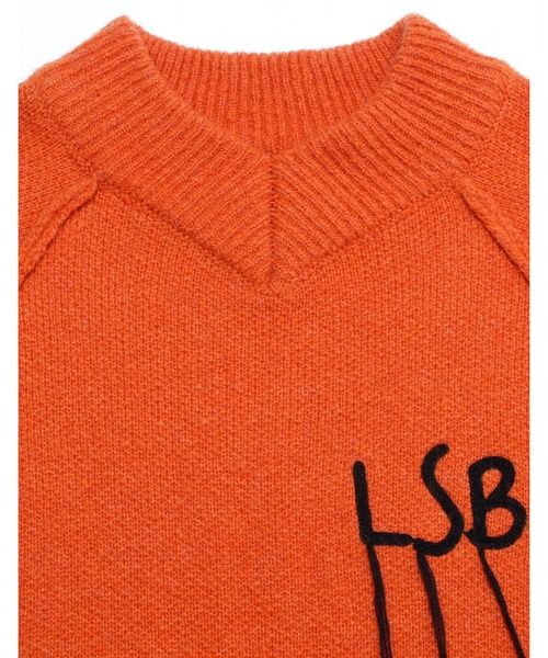 Little sunny bite(リトルサニーバイト)の「LSB stitch knit top(ニット/セーター・レディース・ブラック/オレンジ/グリーン・SMALL/MEDIUM)」の22枚目の写真