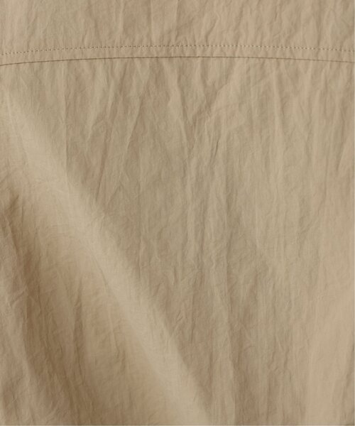 DOUBLE NAME（ダブルネーム）の「リプ襟布帛ドロストプルオーバー（その他トップス・レディース・ベージュ/スミクロ/キナリ・FREE）」の8枚目の写真