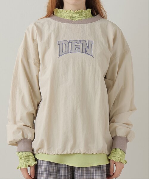 DOUBLE NAME（ダブルネーム）の「リプ襟布帛ドロストプルオーバー（その他トップス・レディース・ベージュ/スミクロ/キナリ・FREE）」の15枚目の写真