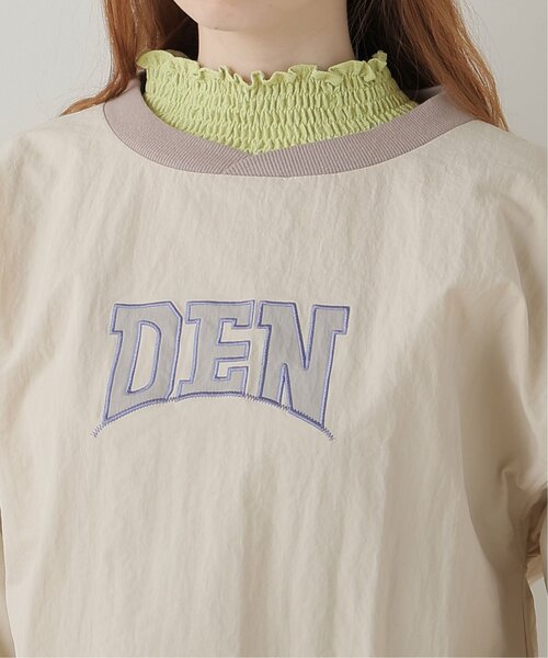 DOUBLE NAME（ダブルネーム）の「リプ襟布帛ドロストプルオーバー（その他トップス・レディース・ベージュ/スミクロ/キナリ・FREE）」の18枚目の写真