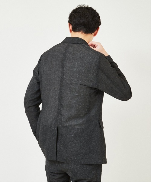 EDIFICE（エディフィス）の「カラミ ストレッチ 2ボタン ジャケット【セットアップ着用可】（テーラードジャケット・メンズ・ネイビー/グレー/ブルー系その他/ブラック/ベージュ・X-LARGE/LARGE/MEDIUM/SMALL）」の10枚目の写真