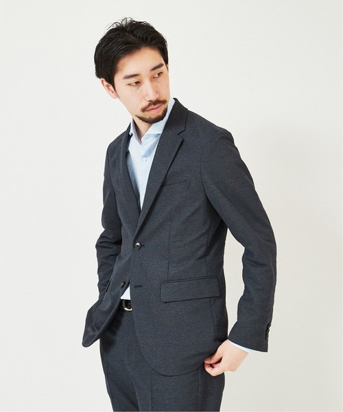 EDIFICE（エディフィス）の「カラミ ストレッチ 2ボタン ジャケット【セットアップ着用可】（テーラードジャケット・メンズ・ネイビー/グレー/ブルー系その他/ブラック/ベージュ・X-LARGE/LARGE/MEDIUM/SMALL）」の22枚目の写真