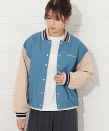Cutie Blonde | デニムアソートスタジャン(ブルゾン)