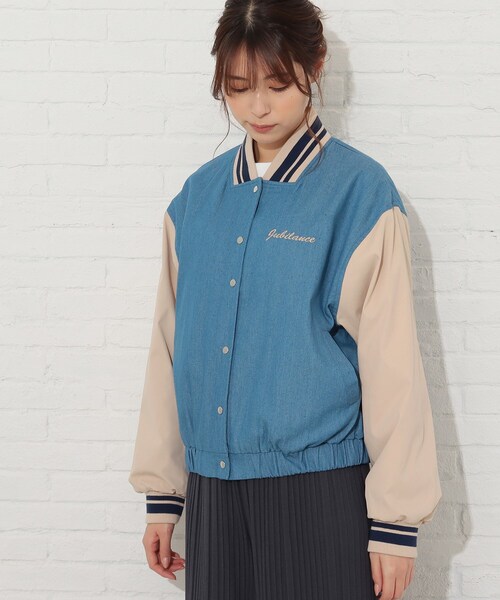 Cutie Blonde（キューティーブロンド）の「◆【S-M】デニムアソートスタジャン（ブルゾン・レディース・ライトグリーン系/ベージュ系4/ブルー系4・02/01）」の10枚目の写真