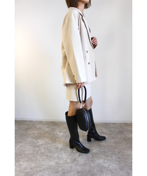 MLI'A（エムリア）の「台形ミニスカート(セットアップ対応)（スカート・レディース・ブラック/ライトベージュ/チェック・FREE）」の6枚目の写真