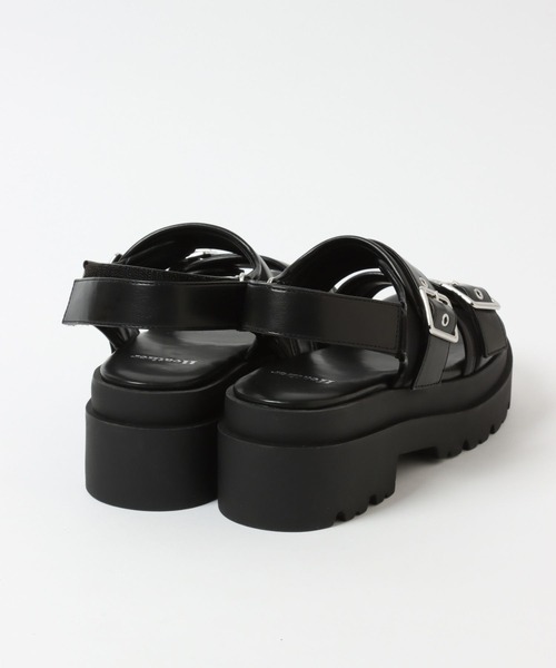 Heather（ヘザー）の「Wベルトボリュームサンダル  268953（サンダル・レディース・アイボリー/ブラック・S/M/L）」の13枚目の写真