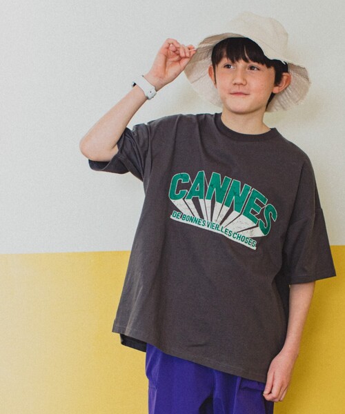 セール 150 160 ヴィンテージ風 Usaコットンロゴ5分袖tシャツ Tシャツ カットソー The Shop Tk ザ ショップ ティーケー のファッション通販 Zozotown