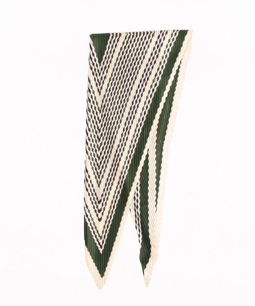 LBC(エルビーシー)の「ストライププリーツスカーフ(バンダナ/スカーフ・レディース・ネイビー/レッド/グリーン・FREE)」の13枚目の写真