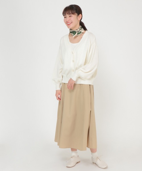 LBC(エルビーシー)の「ストライププリーツスカーフ(バンダナ/スカーフ・レディース・ネイビー/レッド/グリーン・FREE)」の9枚目の写真