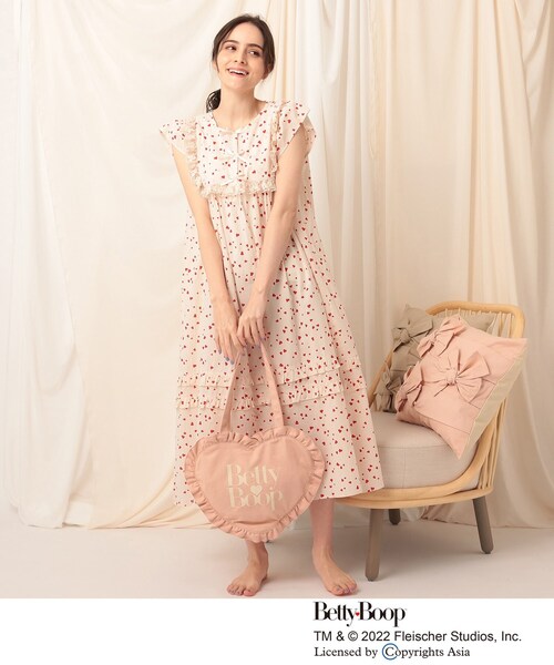 couture brooch(クチュールブローチ)の「◆Betty Boop(TM)コラボ バッグ(トートバッグ・レディース・ベビーピンク/ベージュ・00)」の15枚目の写真