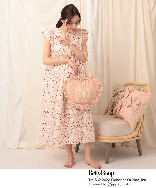 couture brooch(クチュールブローチ)の「◆Betty Boop(TM)コラボ バッグ(トートバッグ・レディース・ベビーピンク/ベージュ・00)」の16枚目の写真