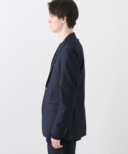 B.C STOCK（ベーセーストック）の「インレイデニムJK（テーラードジャケット・メンズ・ネイビー・SMALL/MEDIUM/LARGE）」の5枚目の写真
