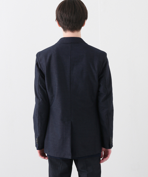 B.C STOCK（ベーセーストック）の「インレイデニムJK（テーラードジャケット・メンズ・ネイビー・SMALL/MEDIUM/LARGE）」の6枚目の写真