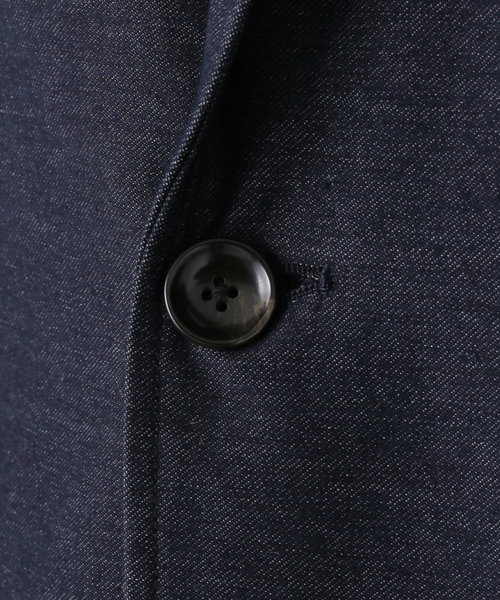 B.C STOCK（ベーセーストック）の「インレイデニムJK（テーラードジャケット・メンズ・ネイビー・SMALL/MEDIUM/LARGE）」の12枚目の写真