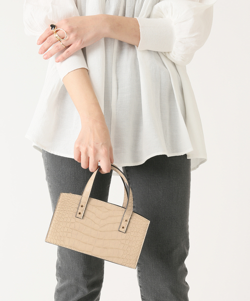 Simplicite（サンプリシテ）の「アコーディオンバッグ（ショルダーバッグ・レディース・ベージュ/グレー/ブルー系その他・FREE）」の5枚目の写真