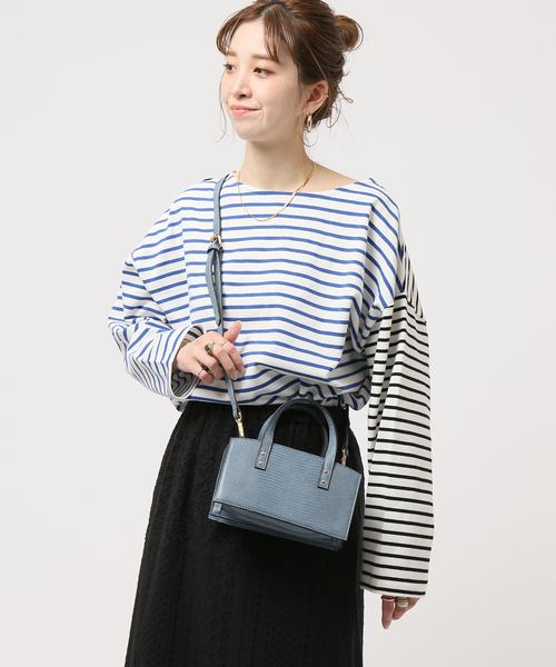 Simplicite（サンプリシテ）の「アコーディオンバッグ（ショルダーバッグ・レディース・ベージュ/グレー/ブルー系その他・FREE）」の8枚目の写真