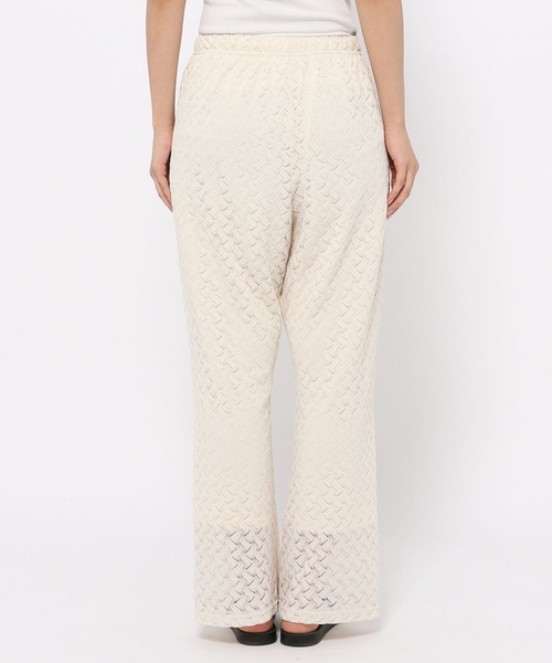 LEPSIM（レプシィム）の「レースイージーパンツ　265065（その他パンツ・レディース・アイボリー/ブラック・MEDIUM/LARGE）」の10枚目の写真