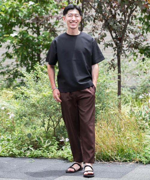 ITEMS URBANRESEARCH（アイテムズ アーバンリサーチ）の「エステルトロ イージーテーパードパンツ（その他パンツ・メンズ・グレー/ブラウン/ブルー/ブラック・MEDIUM/LARGE）」の22枚目の写真