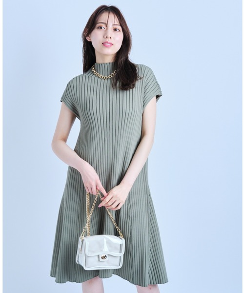Mystrada（マイストラーダ）の「リブフレアワンピース（ワンピース