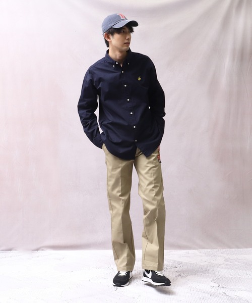 BEVERLY HILLS POLO CLUB(ビバリーヒルズポロクラブ)の「【 BEVERLY HILLS POLO CLUB / ビバリー ヒルズ ポロ クラブ 】 コットン ボタン ダウン シャツ BHPC 4040&0020 MNY(シャツ/ブラウス・メンズ・サックスブルー/ベージュ/ブラック/グリーン/ホワイト/ネイビー/ダークブラウン/ライトブルー/インディゴブルー・LARGE/MEDIUM/X-LARGE)」の8枚目の写真
