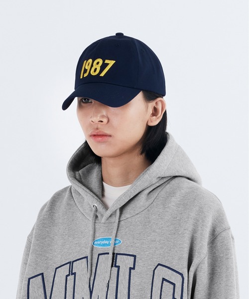 【87MM】MMLG★ロゴ刺繍ベースボールキャップ 87mm（87mm）の「【87MM / Mmlg】M BALLCAP / パルチムエムエム