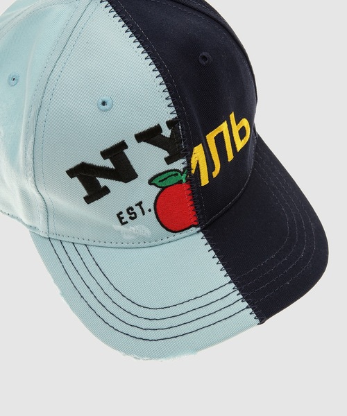 HERON PRESTON（ヘロンプレストン）の「HP-TURIST SPLIT HAT（キャップ・メンズ・ブルー系その他・ONE SIZE）」の4枚目の写真
