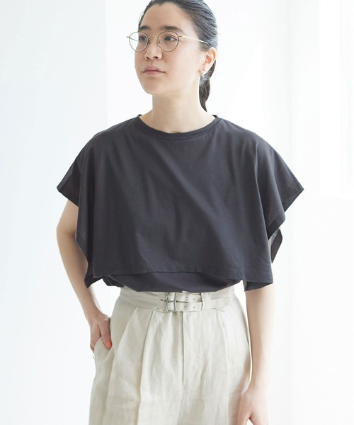 fig London - ☆新品☆fig london ノースリーブカットソー fig London（フィグロンドン）の「double no sleeve（Tシャツ