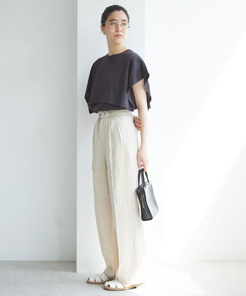 ☆新品☆fig london ノースリーブカットソー fig London（フィグロンドン）の「double no sleeve（Tシャツ