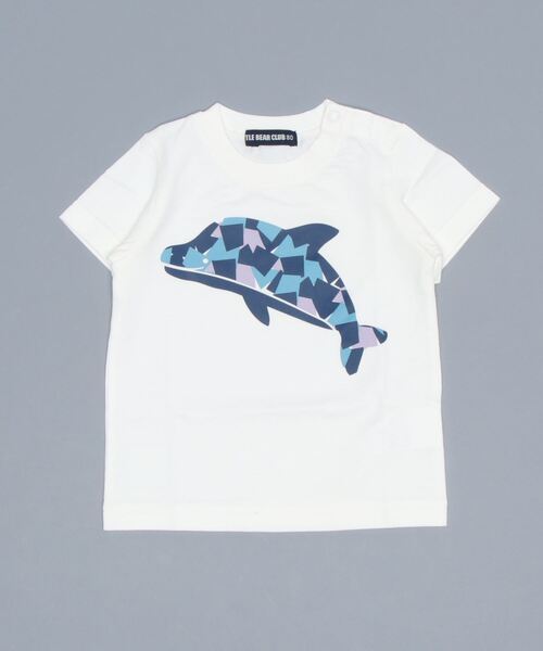 LITTLE BEAR CLUB(リトルベアクラブ)の「海の生き物プリント半袖Tシャツ(Tシャツ/カットソー・キッズ・ブラック/オレンジ/ネイビー/グリーン/ブルー・120/110/90/100/80/130)」の4枚目の写真