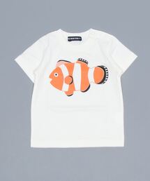LITTLE BEAR CLUB | 海の生き物プリント半袖Tシャツ(Tシャツ/カットソー)
