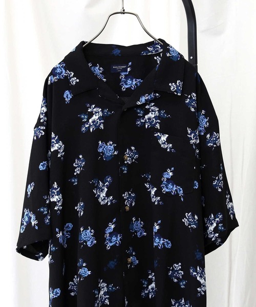 BACK NUMBER（バックナンバー）の「【BACK NUMBER】総柄開襟半袖シャツ（シャツ/ブラウス・メンズ・ベージュ/ブルー/ブラック・M/XL/L）」の11枚目の写真