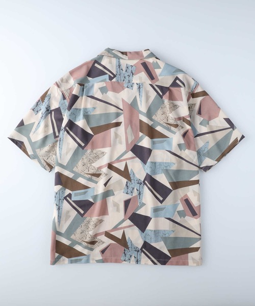 BACK NUMBER（バックナンバー）の「【BACK NUMBER】総柄開襟半袖シャツ（シャツ/ブラウス・メンズ・ベージュ/ブルー/ブラック・M/XL/L）」の13枚目の写真