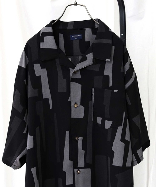 BACK NUMBER（バックナンバー）の「【BACK NUMBER】総柄開襟半袖シャツ（シャツ/ブラウス・メンズ・ベージュ/ブルー/ブラック・M/XL/L）」の21枚目の写真