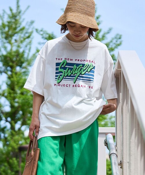 FREAK'S STORE（フリークスストア）の「Surgesカラーロゴ半袖Tシャツ