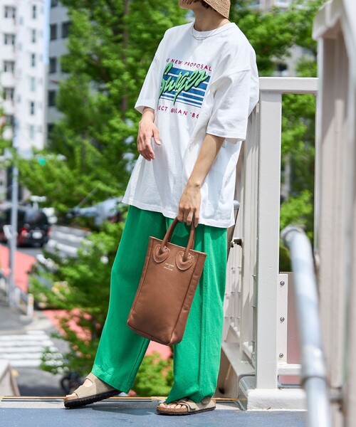 FREAK'S STORE（フリークスストア）の「Surgesカラーロゴ半袖Tシャツ（Tシャツ/カットソー・レディース・オフホワイト/杢グレー/ブラック・ﾌﾘ-）」の7枚目の写真