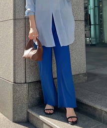[ 低身長向けサイズ ] 裾メローイージーリブパンツ