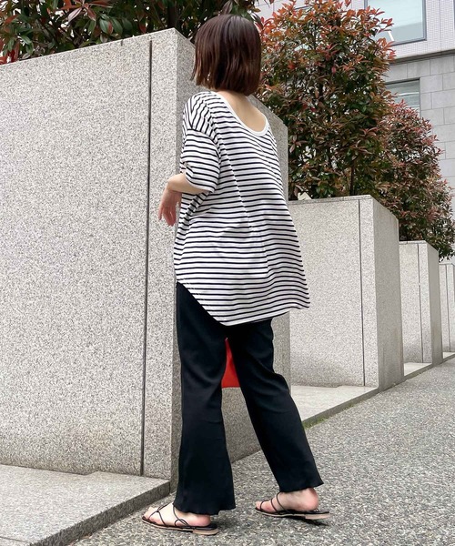 Rene 裾パール付き　イージーパンツ　黒38 z-B0154RFP010_003002-1.jpg?