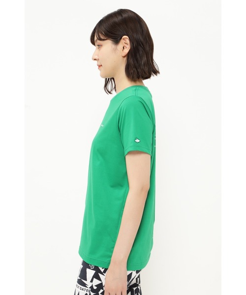 PEARLY GATES - パーリーゲイツ Tシャツ 半袖 ロゴプリント コットン 日本製 グリーン 緑 5 PEARLY GATES パーリーゲイツ 2024年モデル 053-4267701 モック