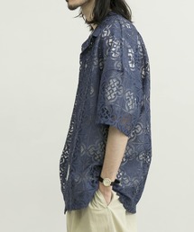 URBAN RESEARCH | URBAN RESEARCH iD レースオープンカラーシャツ(シャツ/ブラウス)