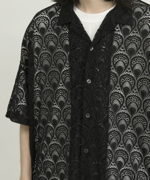 URBAN RESEARCH(アーバンリサーチ)の「URBAN RESEARCH iD レースオープンカラーシャツ(シャツ/ブラウス・メンズ・ブラック/グリーン系その他/ブルー系その他・MEDIUM/LARGE)」の13枚目の写真