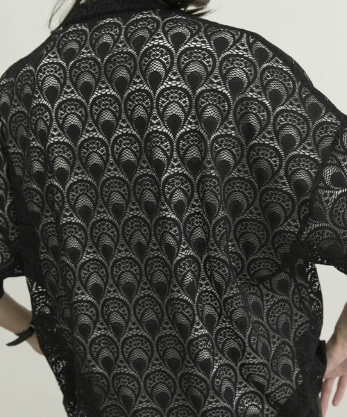 URBAN RESEARCH(アーバンリサーチ)の「URBAN RESEARCH iD レースオープンカラーシャツ(シャツ/ブラウス・メンズ・ブラック/グリーン系その他/ブルー系その他・MEDIUM/LARGE)」の16枚目の写真