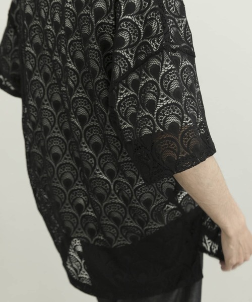 URBAN RESEARCH(アーバンリサーチ)の「URBAN RESEARCH iD レースオープンカラーシャツ(シャツ/ブラウス・メンズ・ブラック/グリーン系その他/ブルー系その他・MEDIUM/LARGE)」の17枚目の写真