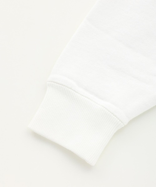 X-girl（エックスガール）の「BLOCK LOGO SWEAT HOODIE（パーカー・レディース・ホワイト/パープル/チャコール・S/M/L/XL）」の18枚目の写真