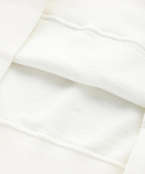 X-girl（エックスガール）の「BLOCK LOGO SWEAT HOODIE（パーカー・レディース・ホワイト/パープル/チャコール・S/M/L/XL）」の19枚目の写真