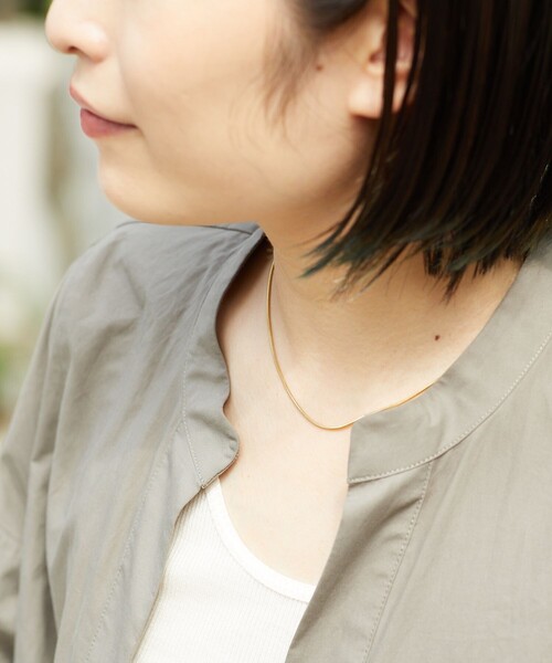 Aresense（アーセンス）の「esne/エスネ スネークチェーンネックレス（ネックレス・レディース・シルバー/ゴールド・ﾌﾘ-）」の4枚目の写真