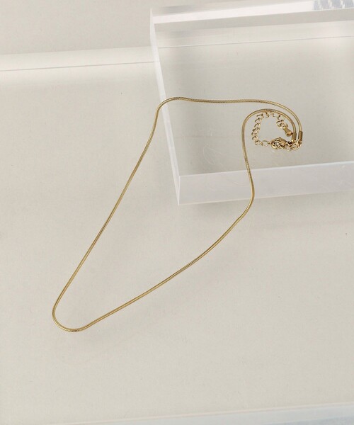 Aresense（アーセンス）の「esne/エスネ スネークチェーンネックレス（ネックレス・レディース・シルバー/ゴールド・ﾌﾘ-）」の6枚目の写真