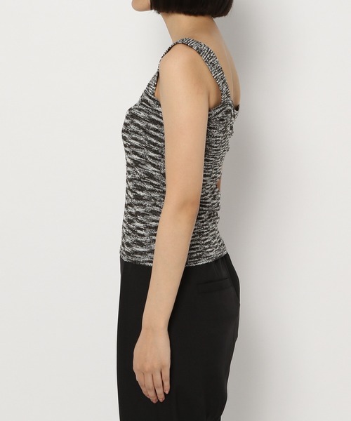 PAGEBOY（ページボーイ）の「MIXカラーニットタンク（タンクトップ・レディース・ブラック/ブルー系その他・FREE）」の7枚目の写真